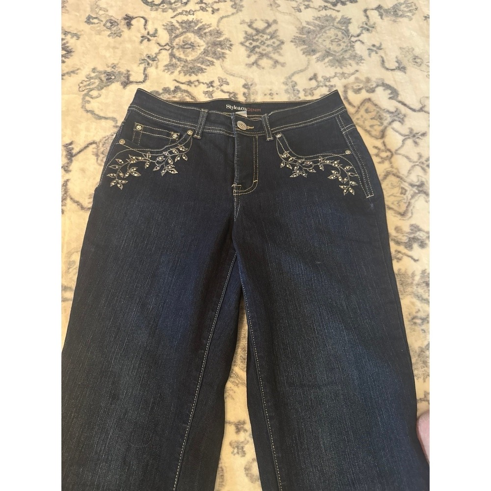 Style & Co Jeans with Tummy Control, Size‎  4, Straight Leg